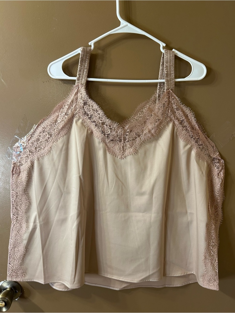 Wit & Wisdom Blush Lace-Trim Camisole